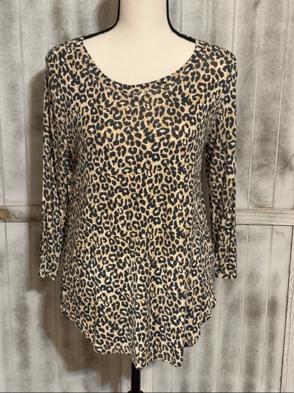 Panhandle Slim Leopard Print Western/Cowgirl Top